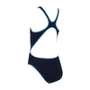Maillot de bain 1 pièce Melbourne Haxback Fille Marine-Bleu clair Taille 30-10A Zoggs 463317NVLB30