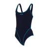 Maillot de bain 1 pièce Melbourne Haxback Fille Marine-Bleu clair Taille 34-14A Zoggs 463317NVLB34