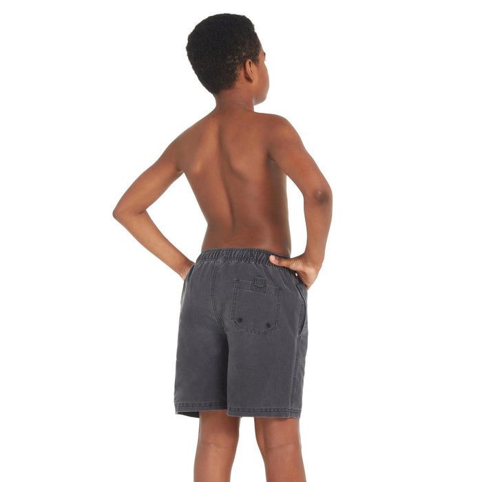 Short de bain Mosman Washed 15'' Garçon Anthracite Taille M Zoggs 463476CHM