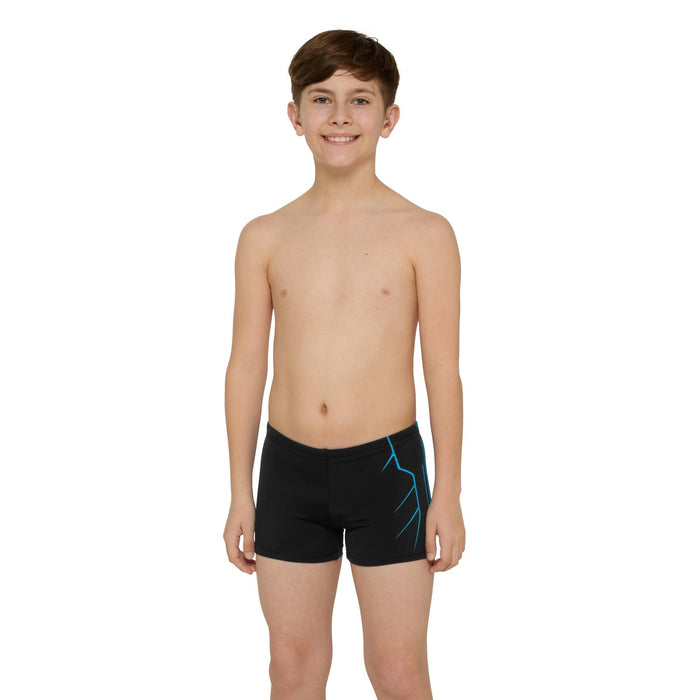 Boxer de bain Combat 21 Garçon Noir Taille 25-10A Zoggs 463482COBK25