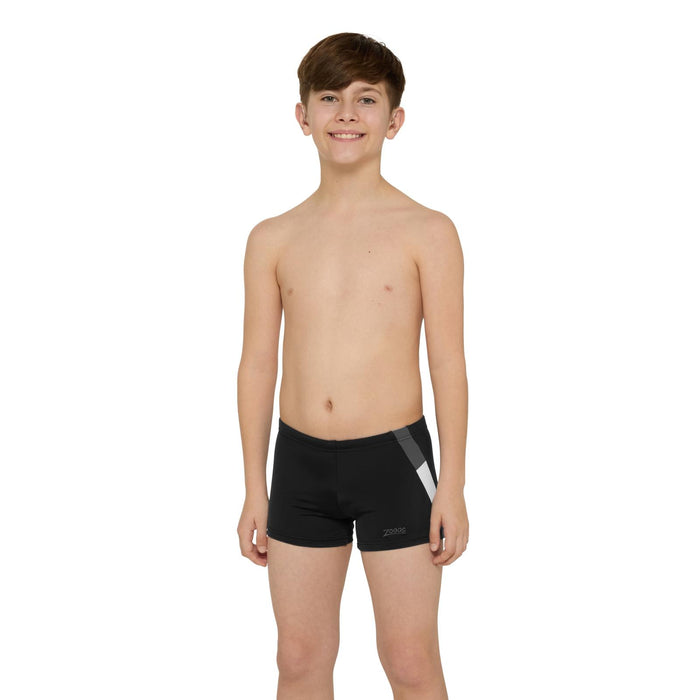 Boxer de bain Sydney 21 Garçon Noir-Gris Taille 29-14A Zoggs 463483BKGY29