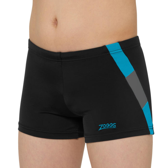 Boxer de bain Sydney 21 Garçon Noir-Turquoise Taille 27-12A Zoggs 463483BKTQ27