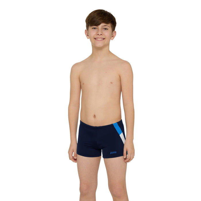 Boxer de bain Sydney 21 Garçon Bleu marine-Bleu clair Taille 23-6A Zoggs 463483NVLB23