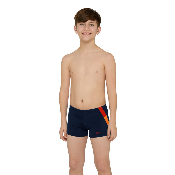 Boxer de bain Sydney 21 Garçon Bleu marine-Rouge Taille 23-6A Zoggs 463483NVRD23