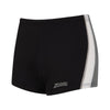 Boxer de bain Toronto Hip Racer 21 Garçon Noir-Gris Taille 25-10A Zoggs 463484BKGY25