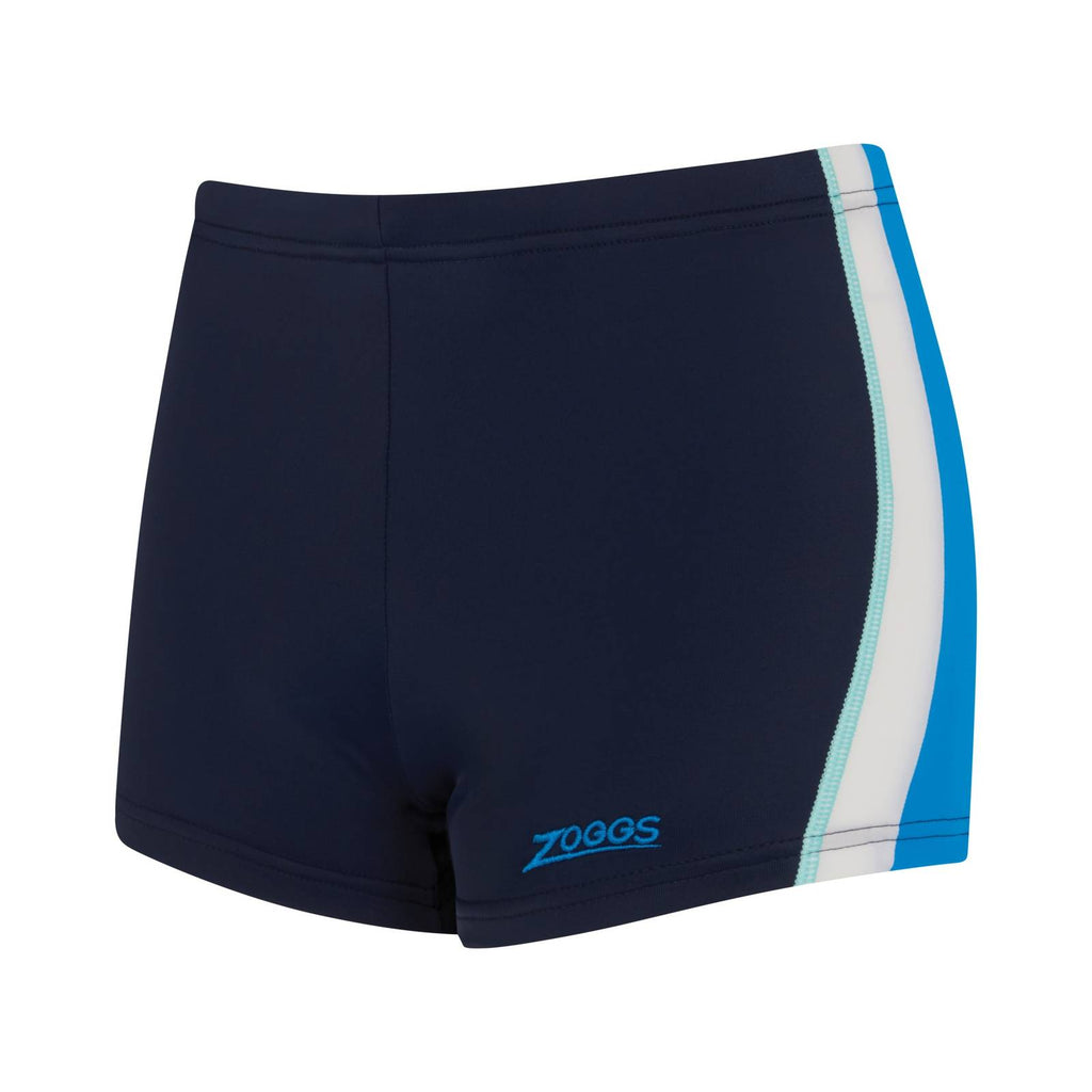 Boxer de bain Toronto Hip Racer 21 Garçon Bleu marine-Bleu clair Taille 27-12A Zoggs 463484NVLB27