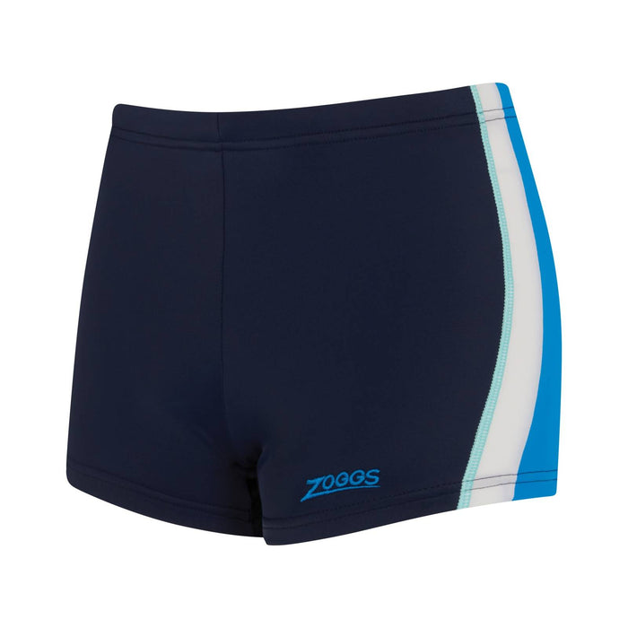 Boxer de bain Toronto Hip Racer 21 Garçon Bleu marine-Bleu clair Taille 27-12A Zoggs 463484NVLB27