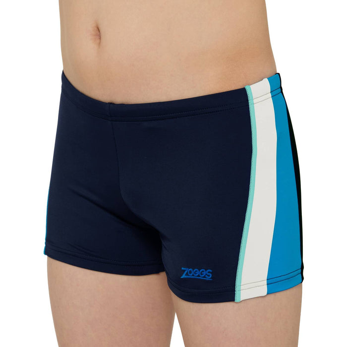 Boxer de bain Toronto Hip Racer 21 Garçon Bleu marine-Bleu clair Taille 29-14A Zoggs 463484NVLB29