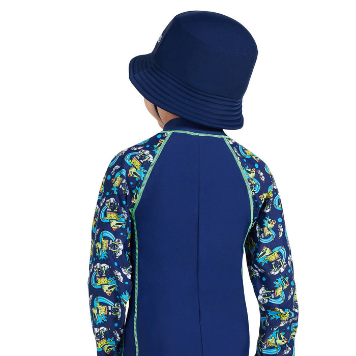 Chapeau de soleil Barlins Bucket Garçon Marine Taille unique Zoggs 463700NVEM