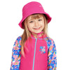 Chapeau de soleil Barlins Bucket Fille Rose Taille unique Zoggs 463700PKEM
