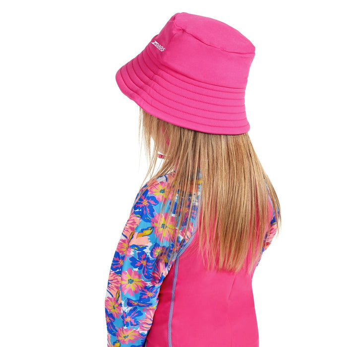 Chapeau de soleil Barlins Bucket Fille Rose Taille unique Zoggs 463700PKEM