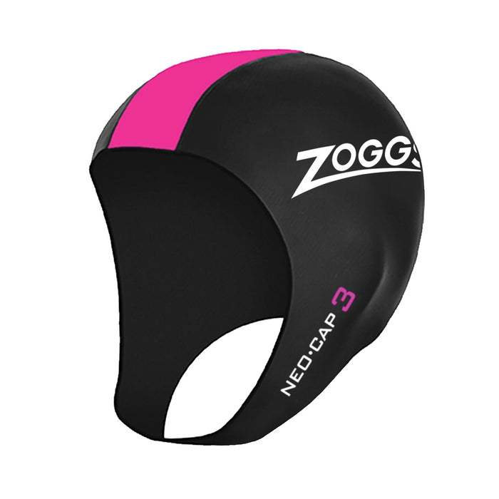 Cuffia da nuoto Neo 3 Unisex Nero-Rosa S-M Zoggs 464044BKPKS-M