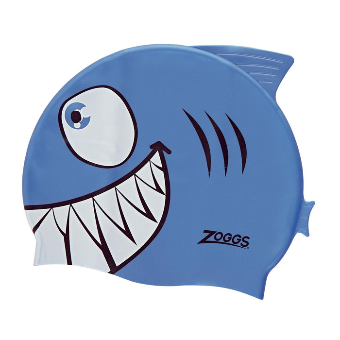 Bonnet de bain junior en silicone personnage Blue Jaws Zoggs 465004