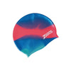 Gorro de natación junior de silicona multicolor azul-rojo Zoggs 465012BLRD