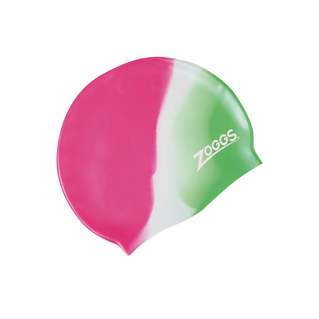 Schwimmkappe Junior Silikon Mehrfarbig Grau-Weiß Zoggs 465012GYWH