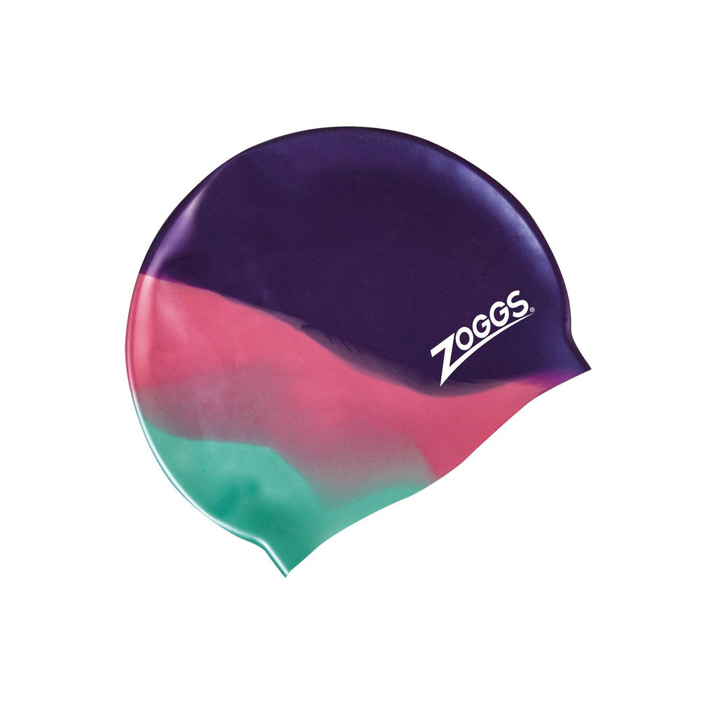 Schwimmkappe Junior Silikon Mehrfarbig Violett-Aqua Zoggs 465012PUAQ