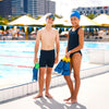 Pinne da nuoto a pala corta Eco Verde EU 39-40-UK 6-7-US 7-8 Zoggs 465220BLGN67
