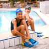 Pinne da nuoto a pala corta Eco Rosso EU 33-34-UK 1-2-US 2-3 Zoggs 465220BLRD12