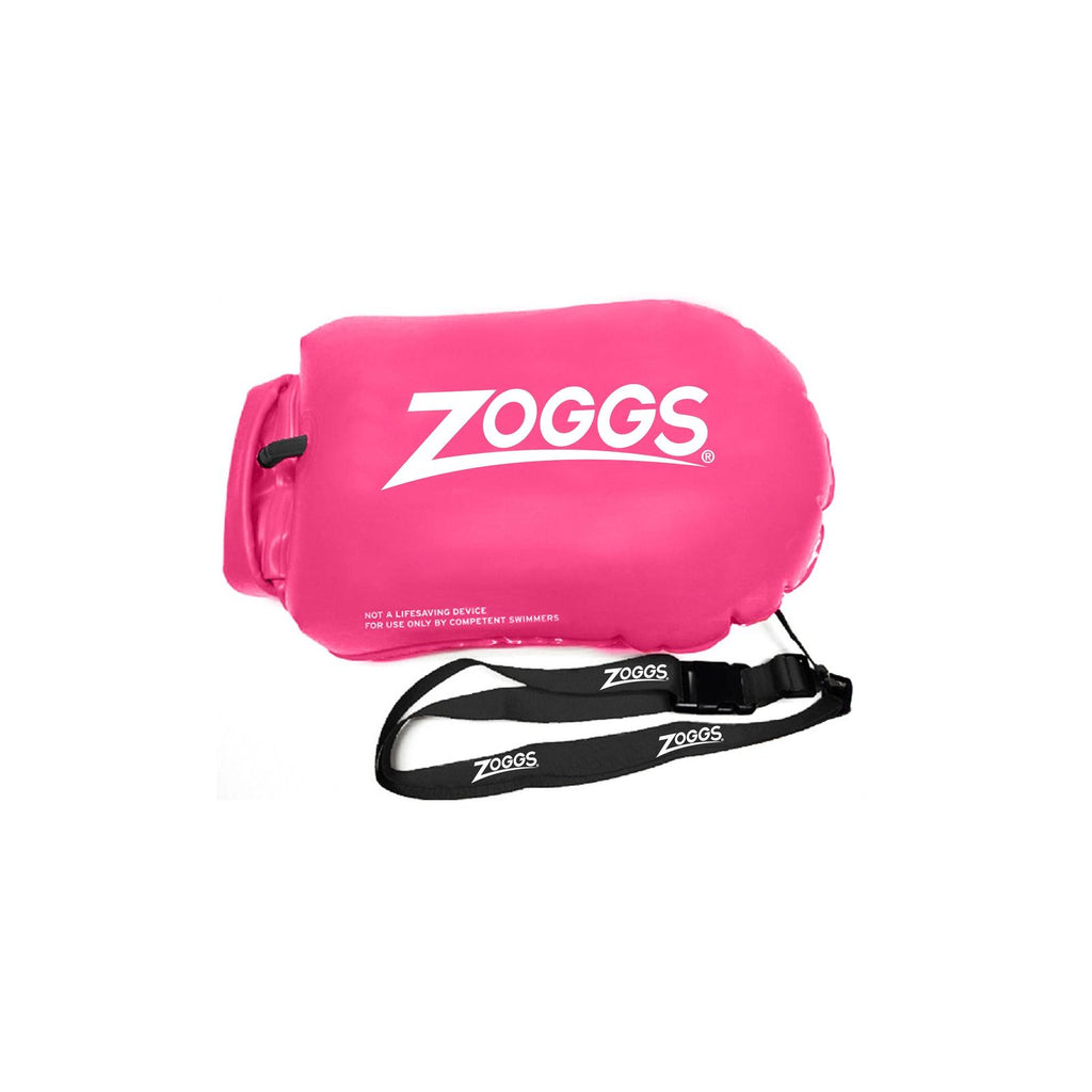Bouée de nage gonflable haute visibilité rose Zoggs 465302PK