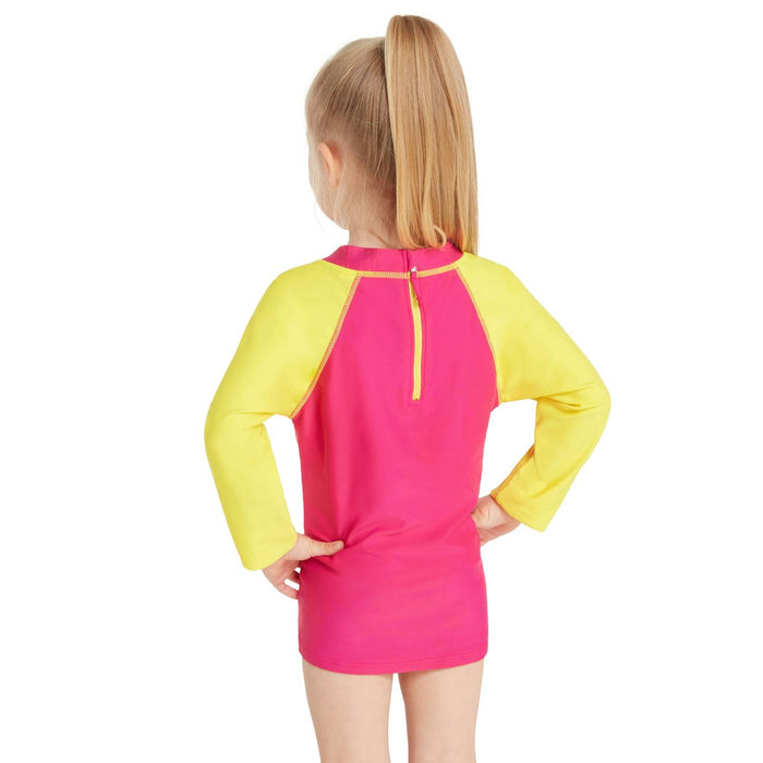 Top de bain Sun manches longues zippé Enfants Motif Sea-Queen Âge 4 ans Zoggs 465423SEQEYR4