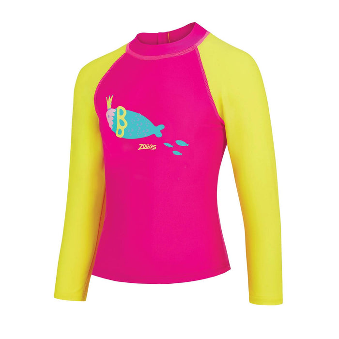 Top de bain Sun manches longues zippé Enfants Motif Sea-Queen Âge 5 ans Zoggs 465423SEQEYR5
