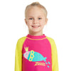 Top de bain Sun manches longues zippé Enfants Motif Sea-Queen Âge 5 ans Zoggs 465423SEQEYR5