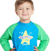Top de bain Sun manches longues zippé Enfants Motif Super-Star Âge 1 an Zoggs 465423SPSTYR1