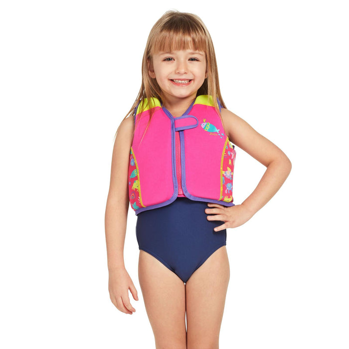 Giubbotto Swimsure per bambini, stampa Sea-Queen, 4-5 anni 19-30kg Zoggs 465526SQEU45