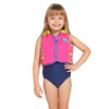 Giubbotto Swimsure per bambini, stampa Sea-Queen, 4-5 anni 19-30kg Zoggs 465526SQEU45