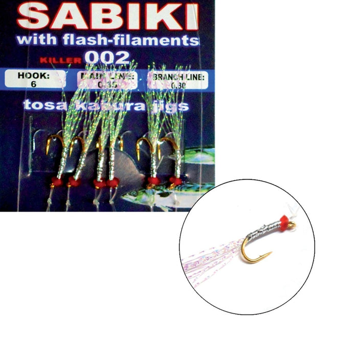 Rigs Sabiki Con Filamentos Brillantes 20pcs №5 Expert Predator 4826505