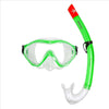 Kit de snorkeling Kiros Enfants Transparent-Vert Abysstar 50053GR
