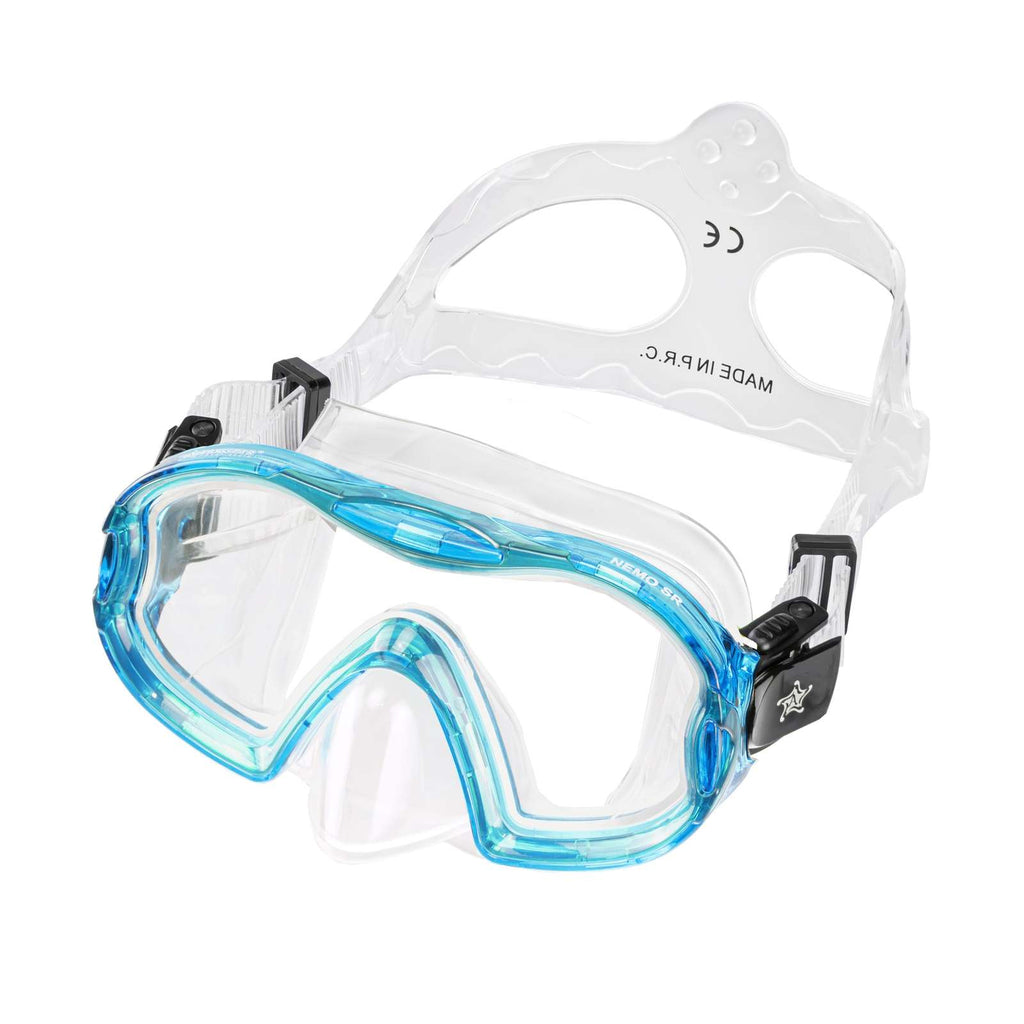 Máscara de Snorkel Nemo Kids Clara-Azul Abysstar 50078BL