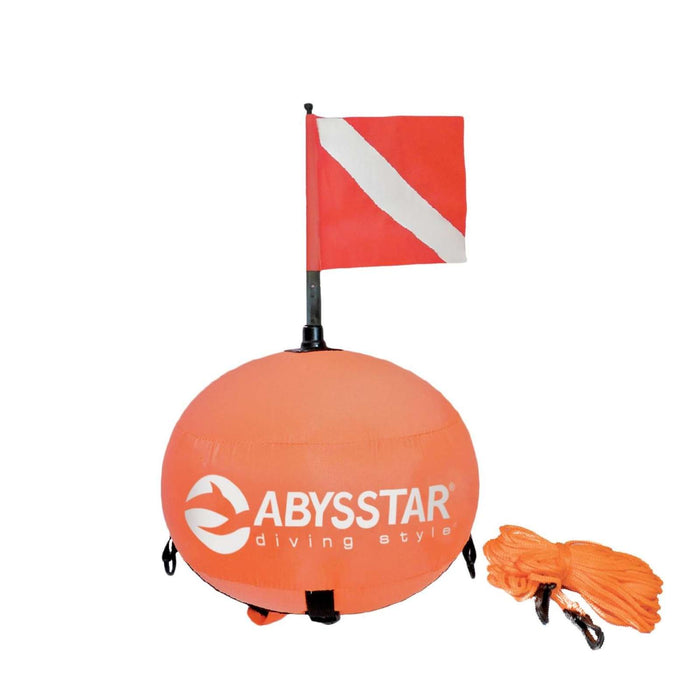 Boyas Esféricas de Nailon Naranja 38cm Abysstar 50104