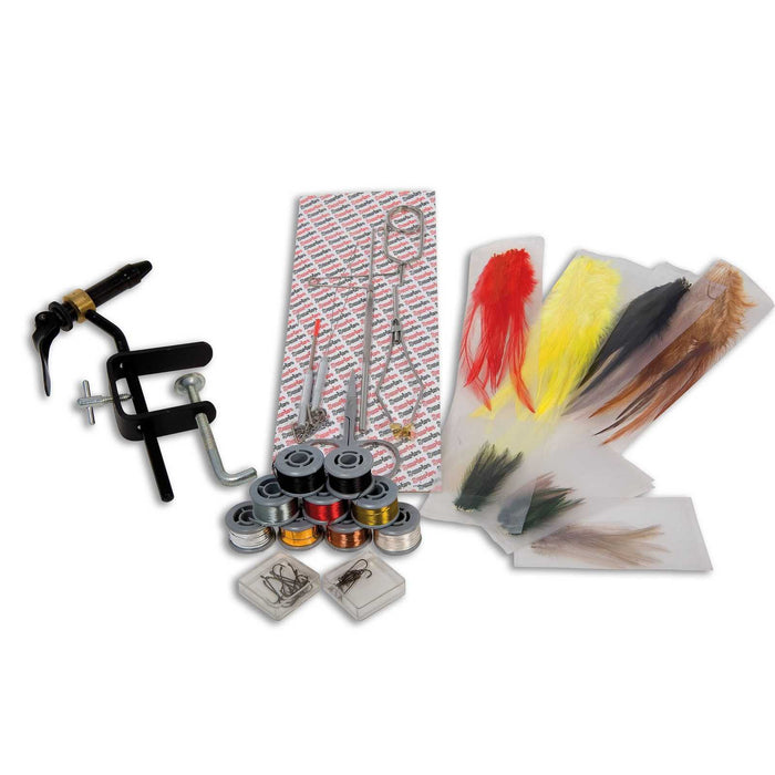 Kit di costruzione mosche con strumenti e parti in scatola di cartone Lineaeffe 5030011
