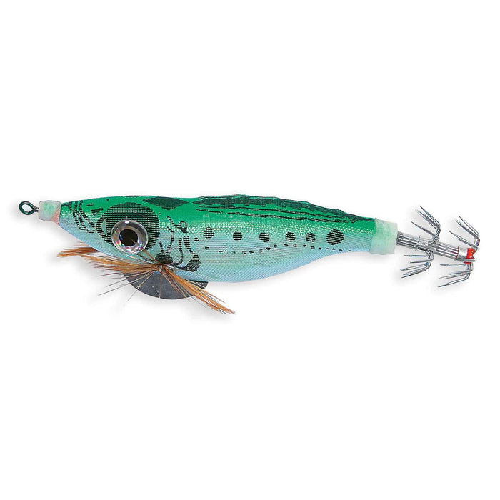 Jig à calmar avec yeux vert longueur 8 cm Lineaeffe 5096015