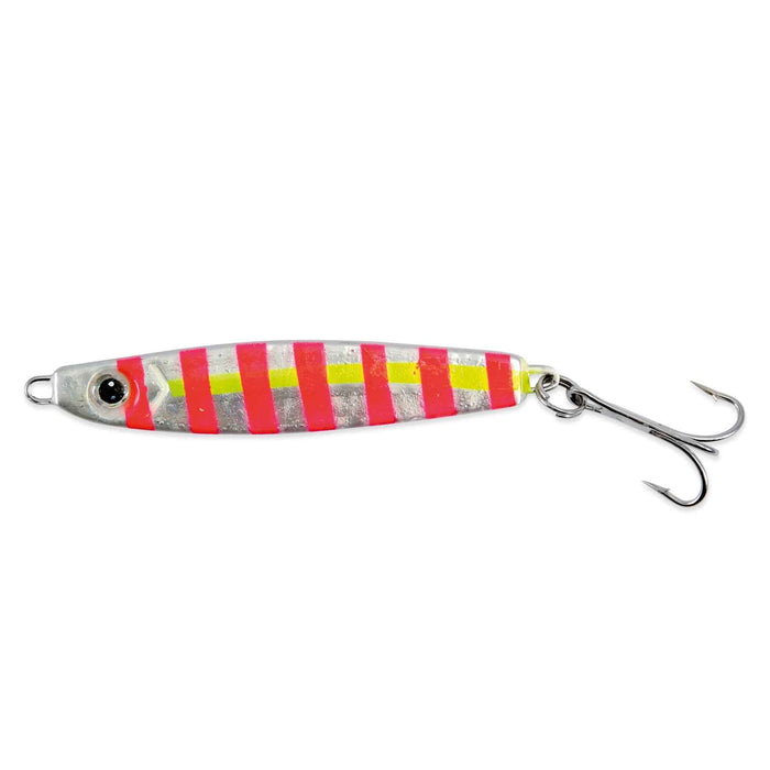 Micro Jig Plateado Rayas Rosadas 21g 6,5cm Hikaru 5325321
