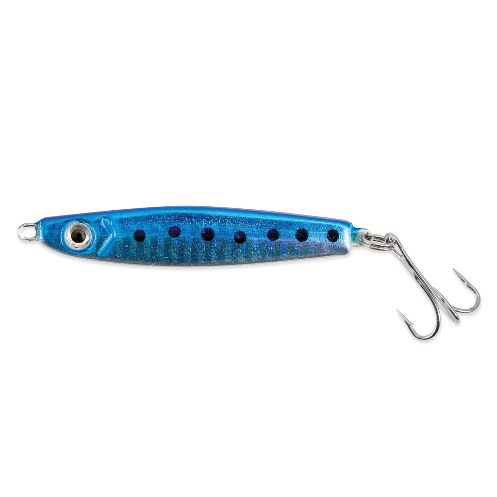 Micro Jig Plateado Puntos Azules 14g 5,5cm Hikaru 5325414