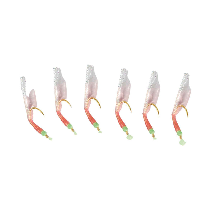 Sabiki Rig camarón 6 anzuelos dorados tamaño 2 Hikaru 5648002