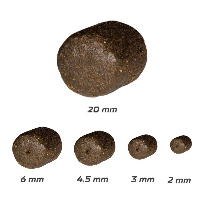 Pellet Halibut Titles Not Drilled 800g 4,5mm Lineaeffe 5879186