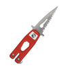 Couteau de Plongée Scorpion-8 Rouge 8cm Abysstar 59006