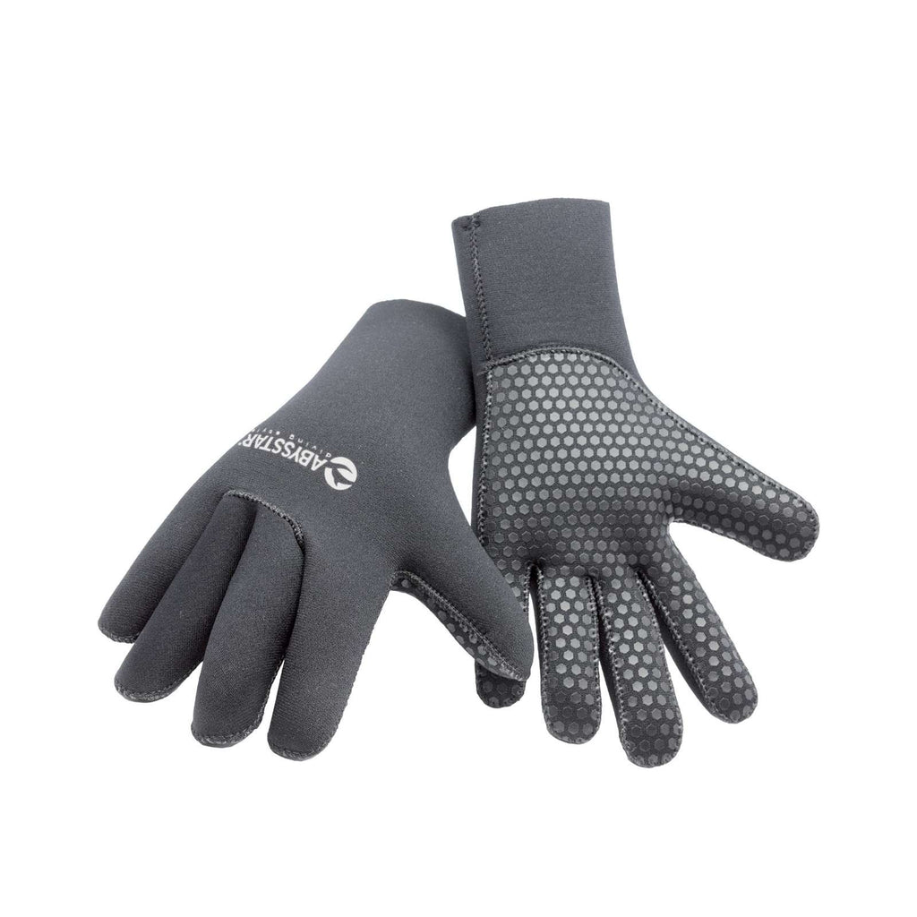 Guantes de Buceo Iperstretch 5mm Negros M Abysstar 59016