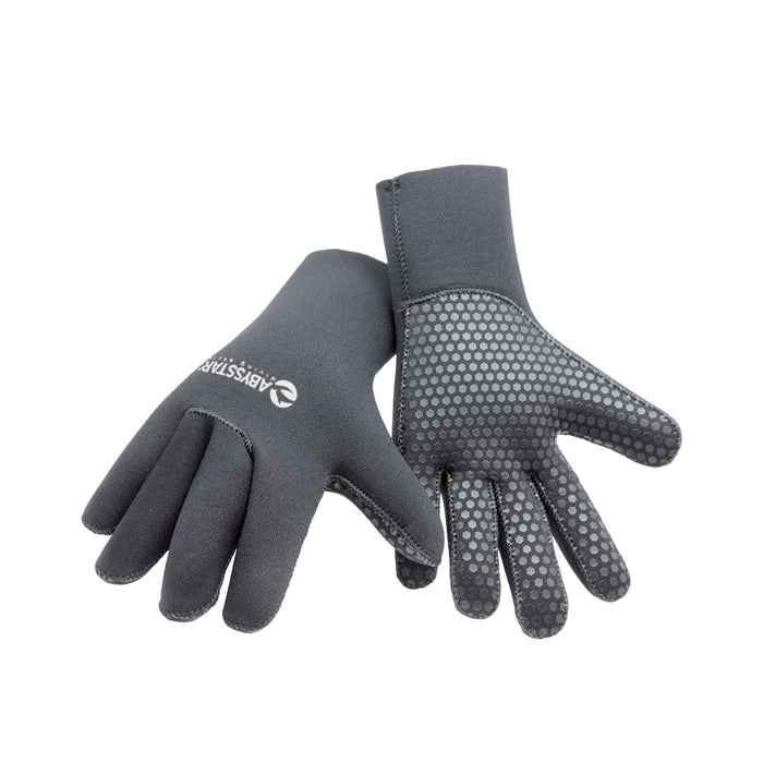 Guantes de Buceo Iperstretch 5mm Negros M Abysstar 59016