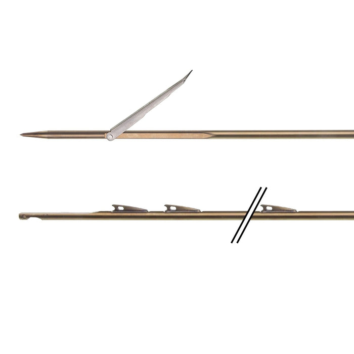 Tahitianischer Haifischflossenschaft 6,5mm 17-4PH Edelstahl 105cm Abysstar 59067