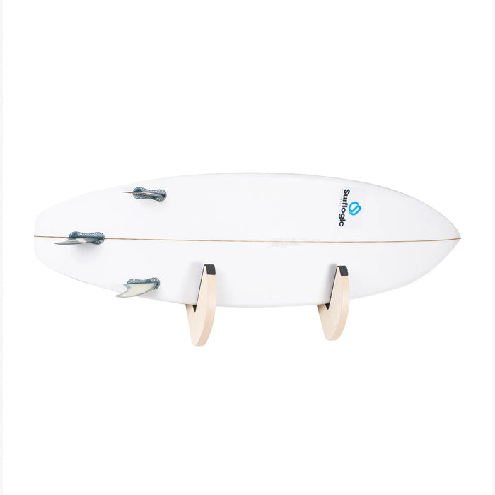 Soporte de pared para tabla de surf de madera Surflogic