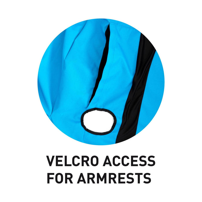 Waterproof Car Seat Cover Single Cyan Surflogic 59118