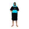 Poncho Black-Cyan Surflogic 59802