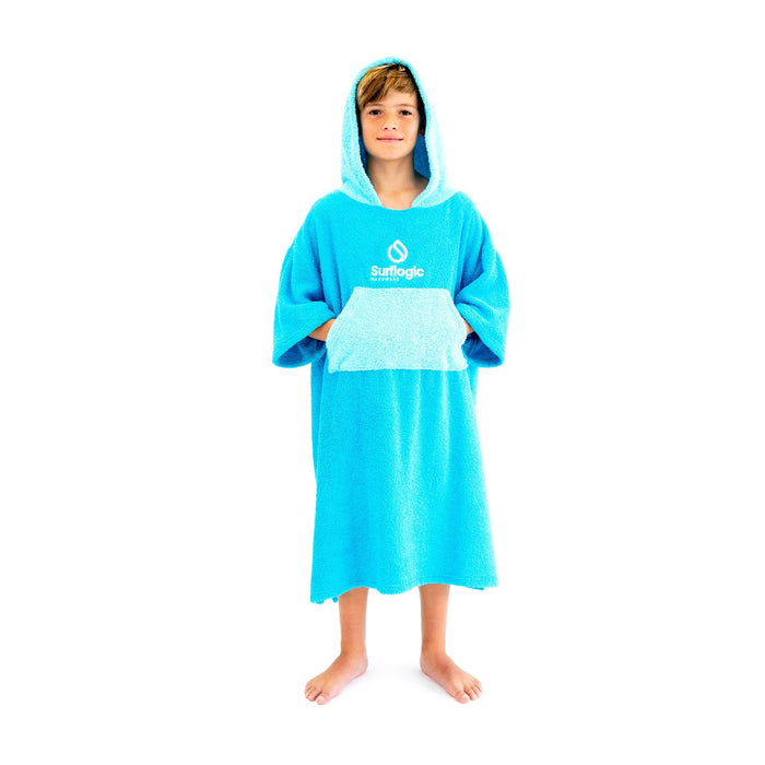 Poncho Junior Cyan-Turquoise Surflogic 59806