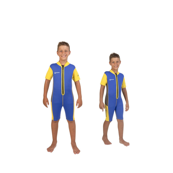Wetsuit短 de plongée court homme 2,5 mm multicolore M Abysstar 60211