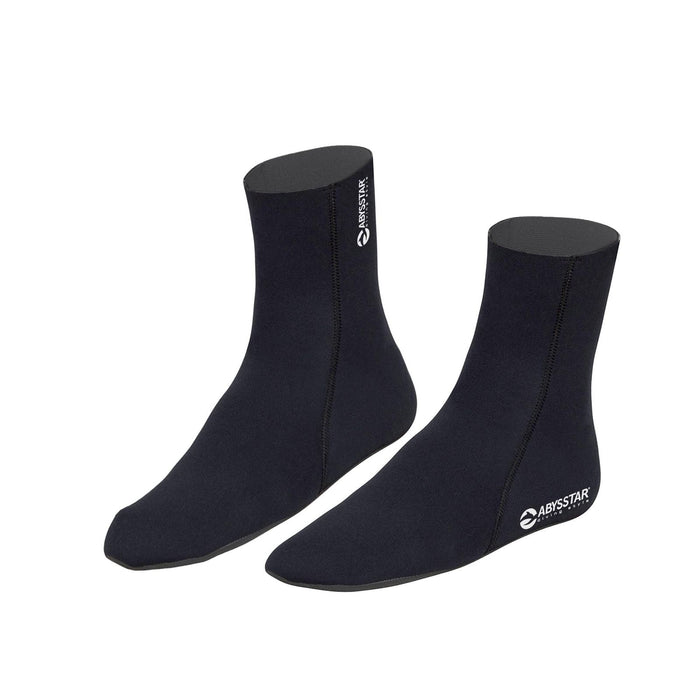 Calcetines de Buceo Estándar Neopreno 3mm Negro S Abysstar 60261