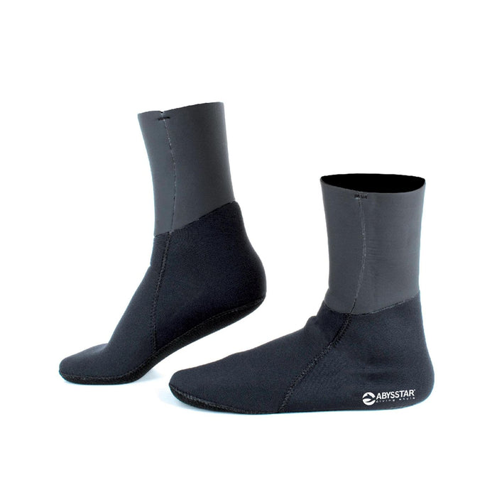 Calcetines de Buceo Con Bordes Impermeables 3mm Negro L Abysstar 60273